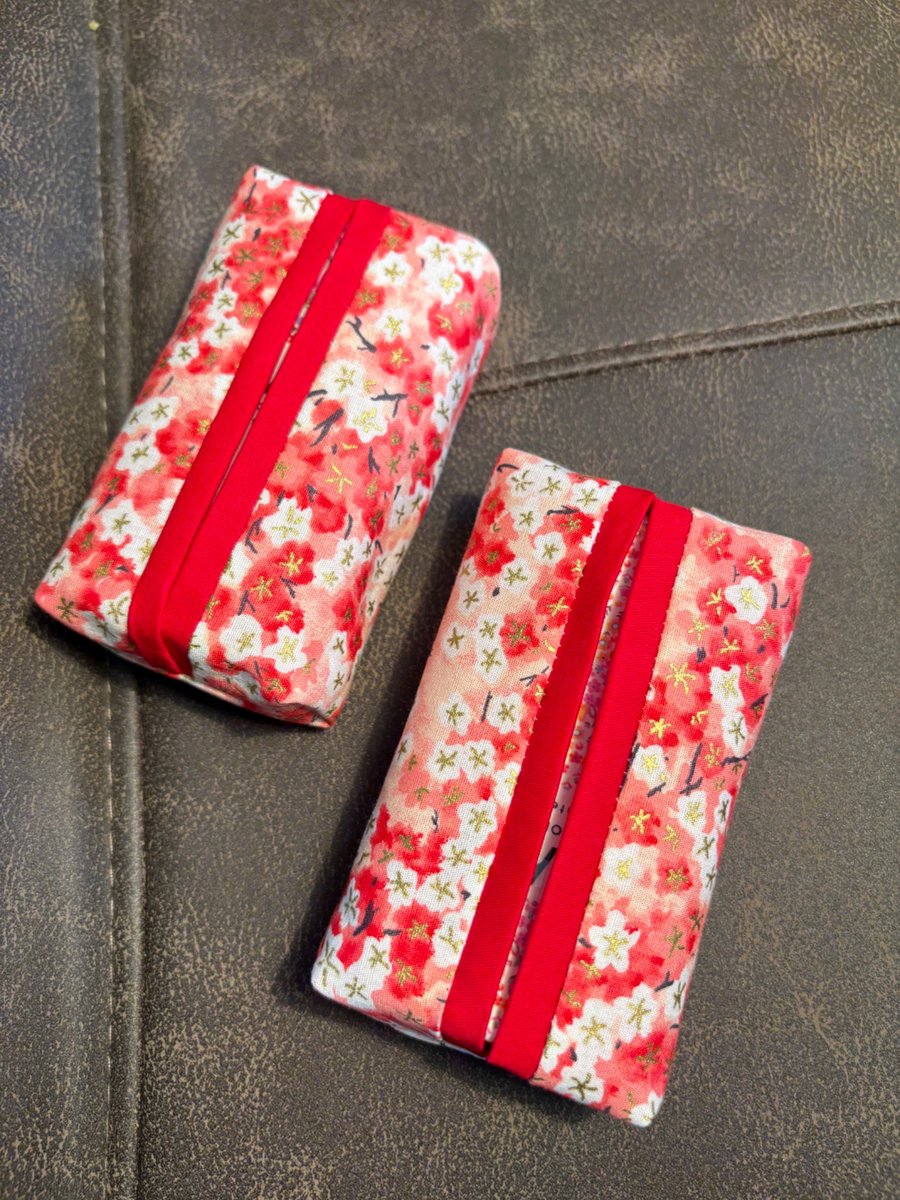 Handy pocket size Tissue holder handmade