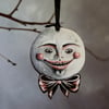 Herman the moon wooden hanging decoration for Halloween