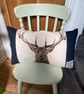 Harris Tweed Stag Cushion - Image 1