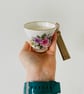 Rhubarb and Cinnamon Tea Cup Candle Summer Seconds - Image 1