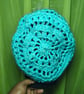 Aquamarine Blue Slouchy Beanie - Image 3