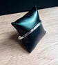 "August" - Sterling Silver Feature Hallmark Bangle - Made to any size - 27g  - Image 4