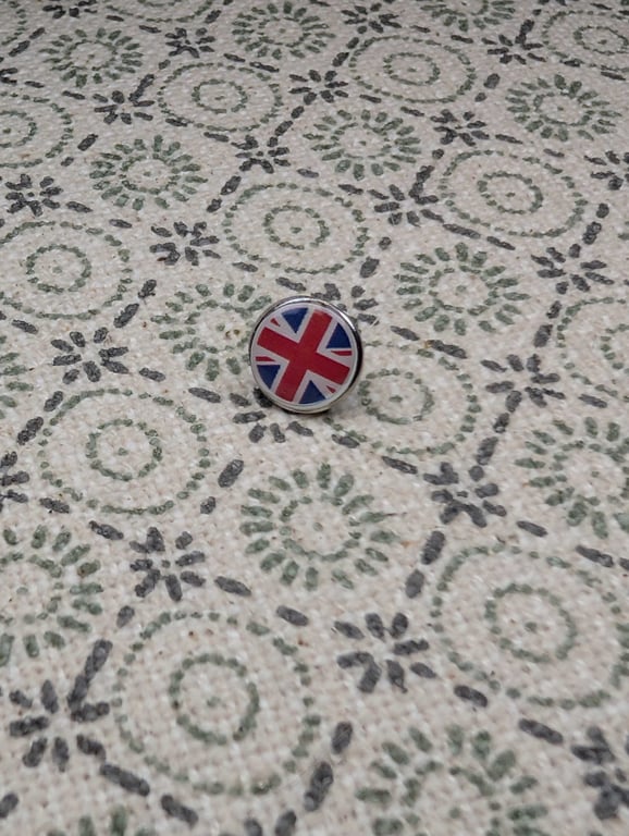 Union Jack Flag Pin - Small Resin Topped Pin Badge - British Flag Badge
