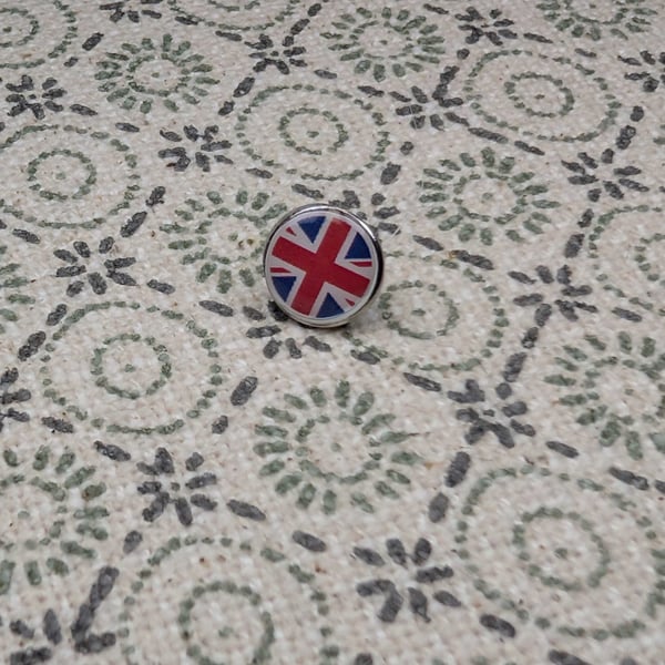 Union Jack Flag Pin - Small Resin Topped Pin Badge - British Flag Badge
