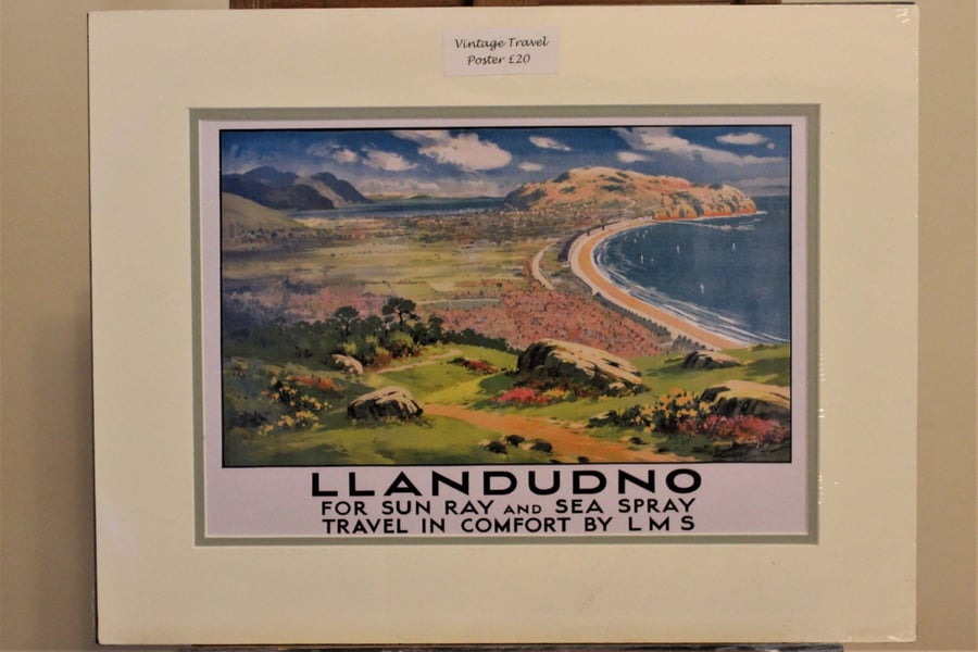 Vintage Travel posters (North Wales)