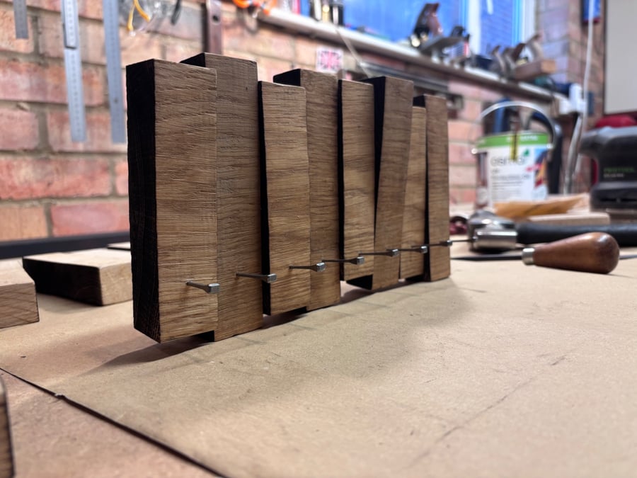 Rustic Oak key hanger