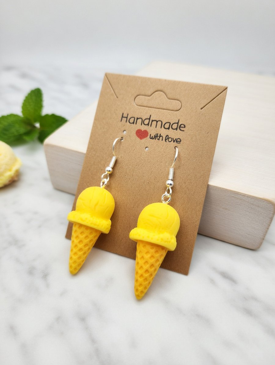 playful pop of color to your look Women's fun Ice cream cone 