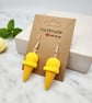Women's fun Ice cream cone earrings 