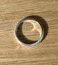 "Rain" - Sterling Silver Ring - 4g - Made To Any Size - 3mm x 2mm D shape - Image 7