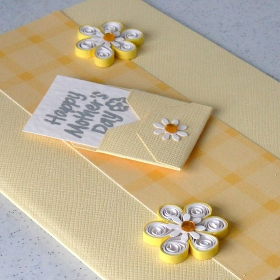 Paper quilling Mother's Day card Folksy