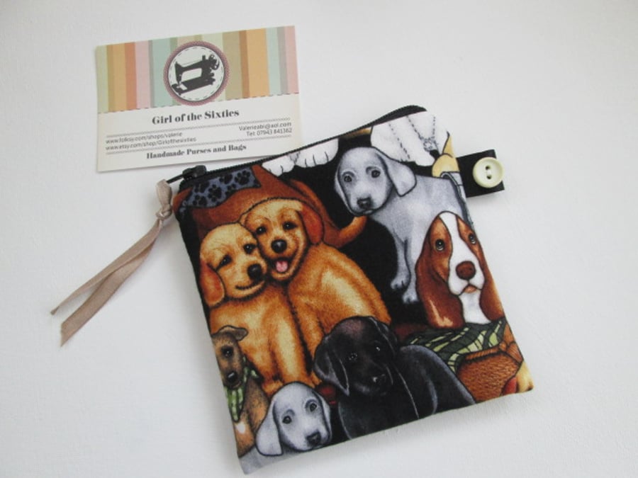 SALE  Dogs Coin Purse