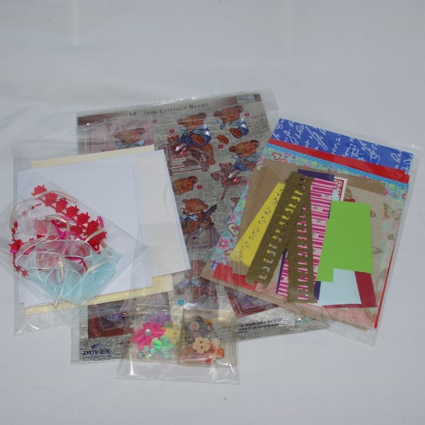 Card Making Pack or Kit Folksy