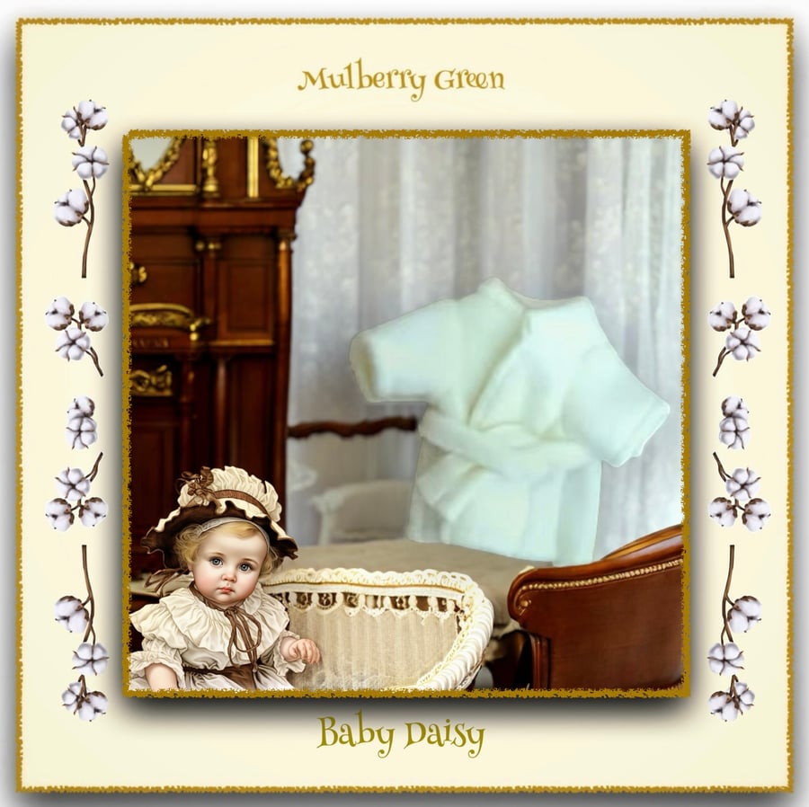 Ivory Dressing Gown to fit Baby Daisy 