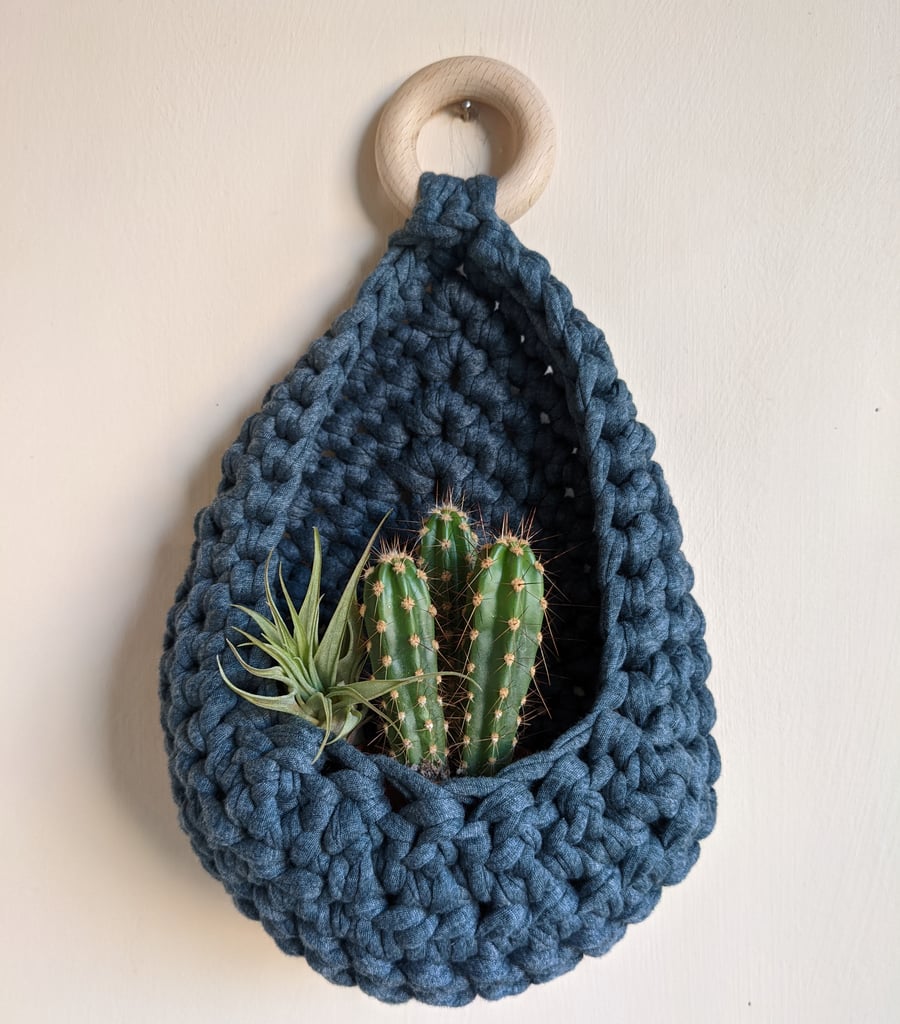 Raindrop hanging basket, FREE P&P, wall decor, new home gift