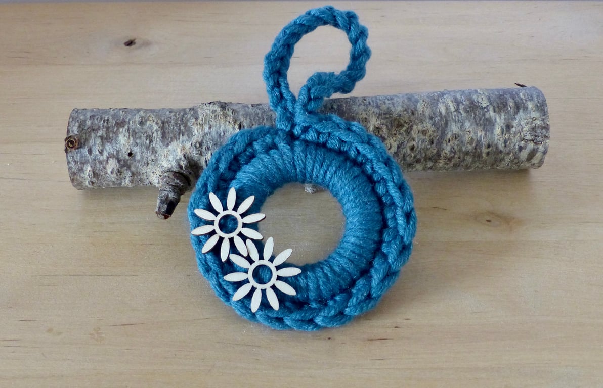 Crocheted Wreath Decoration