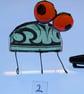 Infestive painted stained glass dome shaped  Bugs with painted eyes and bodies - Image 2