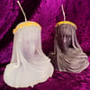 Small Veiled Lady Kitsch Candles 