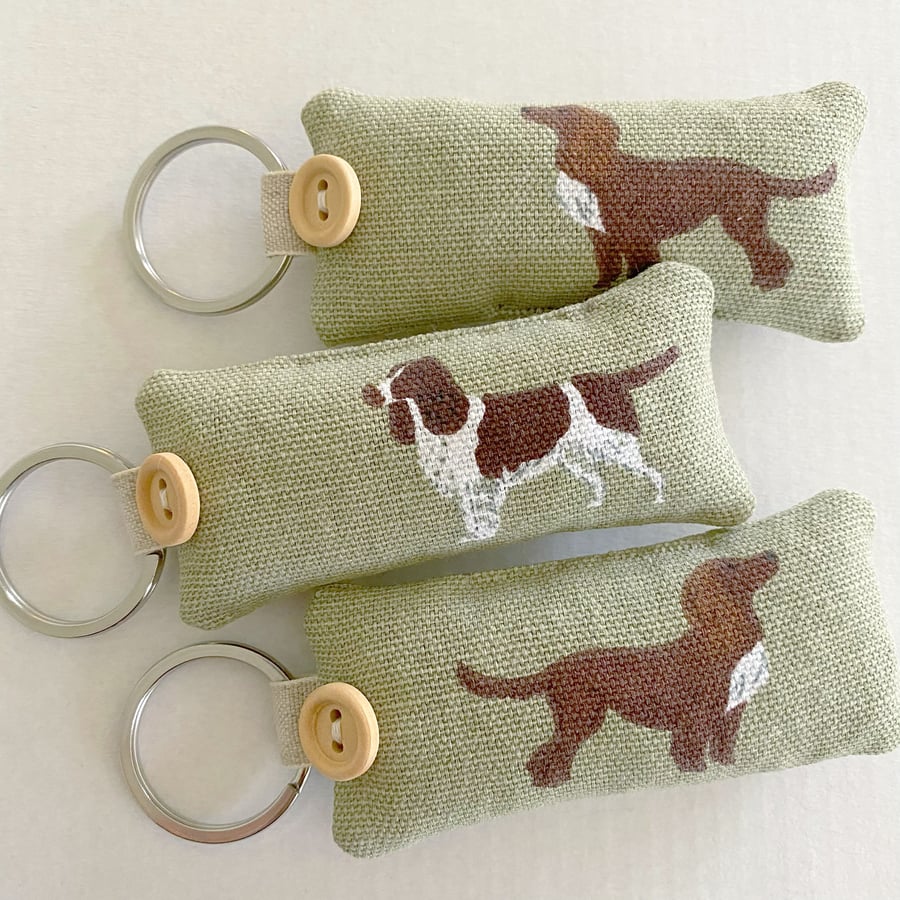 SPANIEL KEY RING - lavender