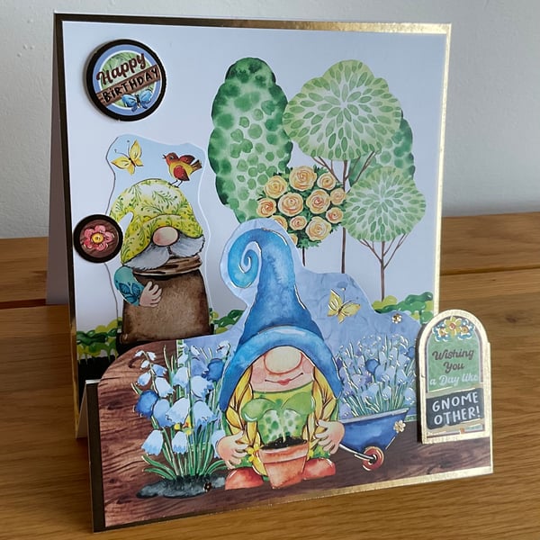 Wishing You a Day Like Gnome Other Stepper Birthday Card