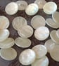 7 8" 23mm 36L Polyester Pearl Shank Buttons Rare now x 4 Buttons - Image 4