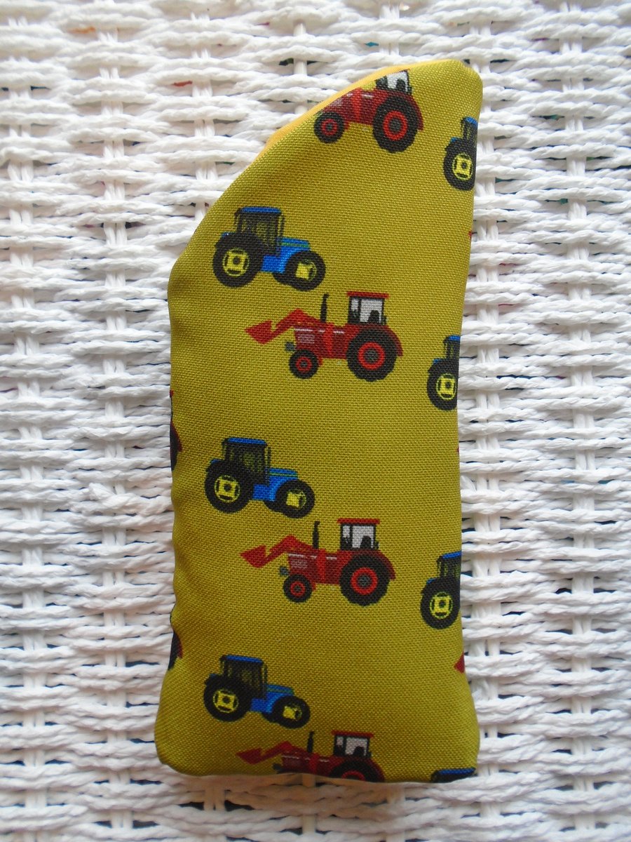 Tractor Tractors Glasses Case Lined & Padded 