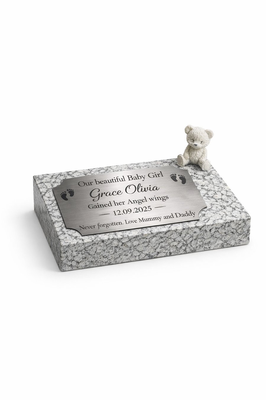 Baby Grave Marker Plaque  Baby Markers Baby Infant Child Grave Plaque  Headstone