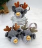 Set of 3 Reindeer ornaments - Image 3