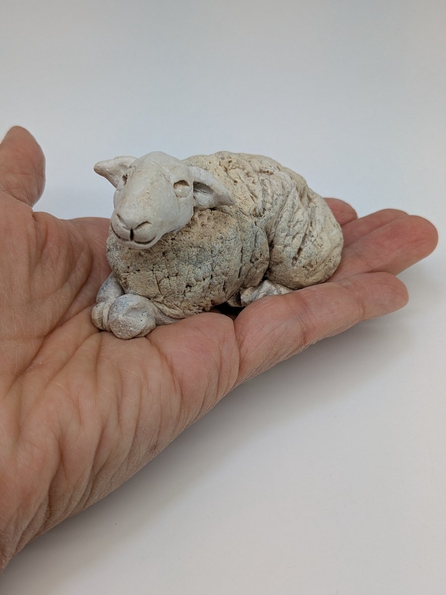 Sleepy Sheep Sculpture 2