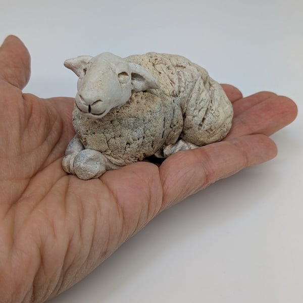 Sleepy Sheep Sculpture 2