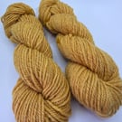 Natural hand dyed wool