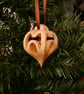 Unique Wooden 3D Christmas Decoration - Image 2