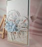 Handmade Card (78) " Think Positive" White Box with Window Included - Image 3
