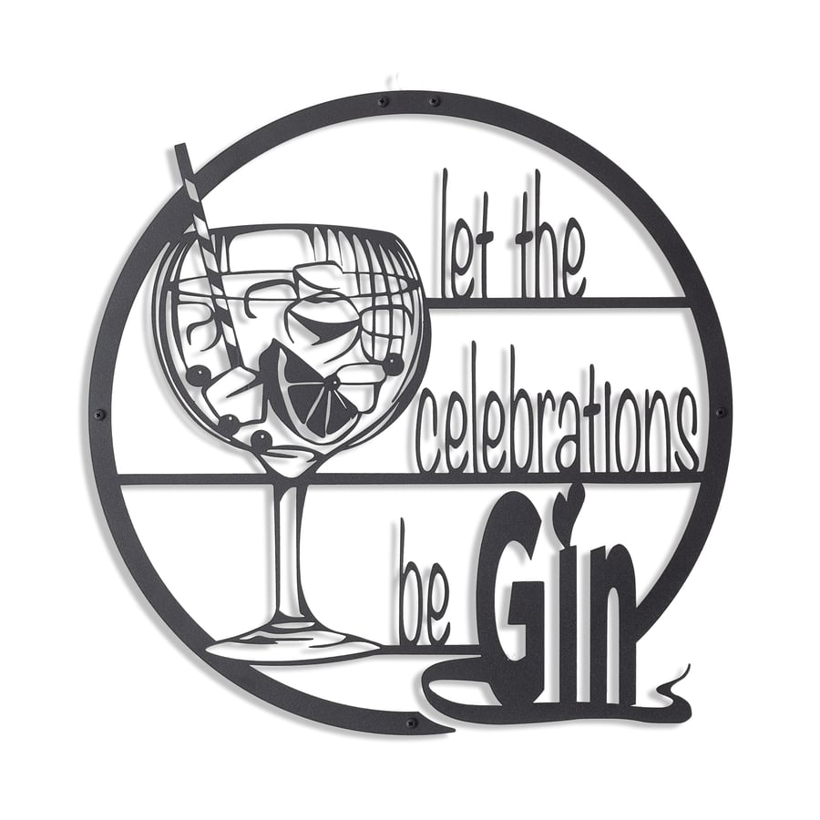 Gin - Metal Wall Art