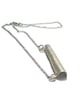 Artisan Silver Pendant, Embossed Handmade Necklace - Image 2