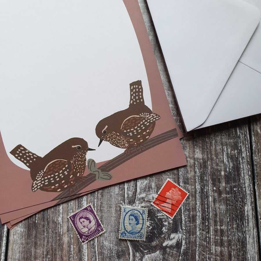 Wrens A5 Recycled Paper Letter Set