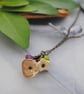 Citrine flower charm necklace - Image 1