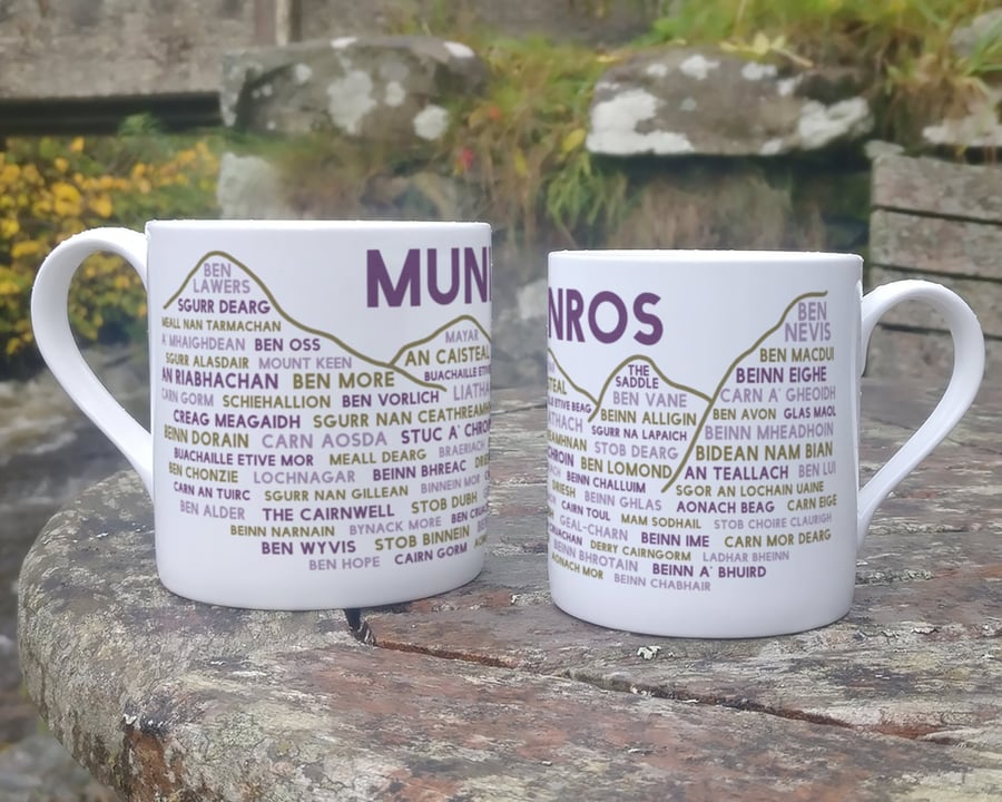 Munros fine china mug - 8oz or 13oz