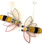  Bee Stained Glass Suncatcher Bumble Queen Insect