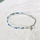 Sterling Silver Cube Bracelet