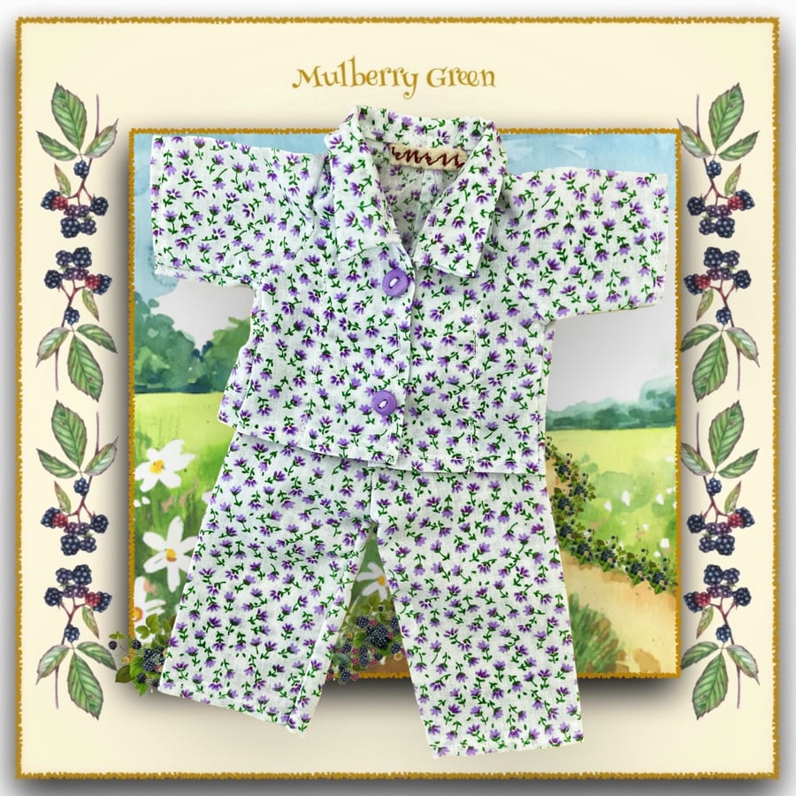 Ditsy Print Lavender Pyjamas