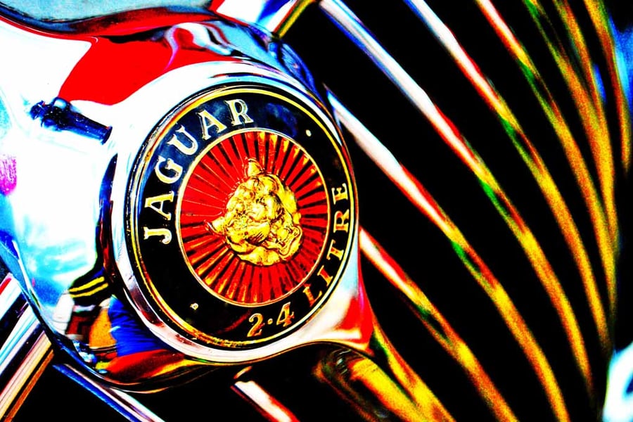 Jaguar Classic British Motor Car Photograph Print