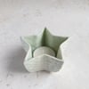 Celadon star tealight holder