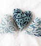SET OF 3 LAVENDER BAGS - WILLIAM MORRIS HEART SHAPED  - Image 6