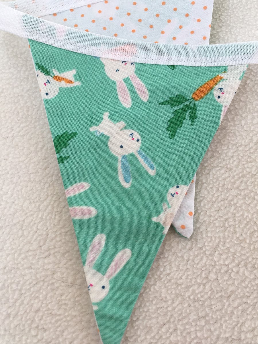 Rabbit & Carrot Bunting, Summer, BBQ, Party Decoration, Garland, Baby Shower, Nu