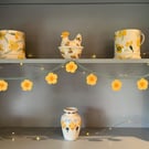 Yellow Small Flower Garland Bunting 