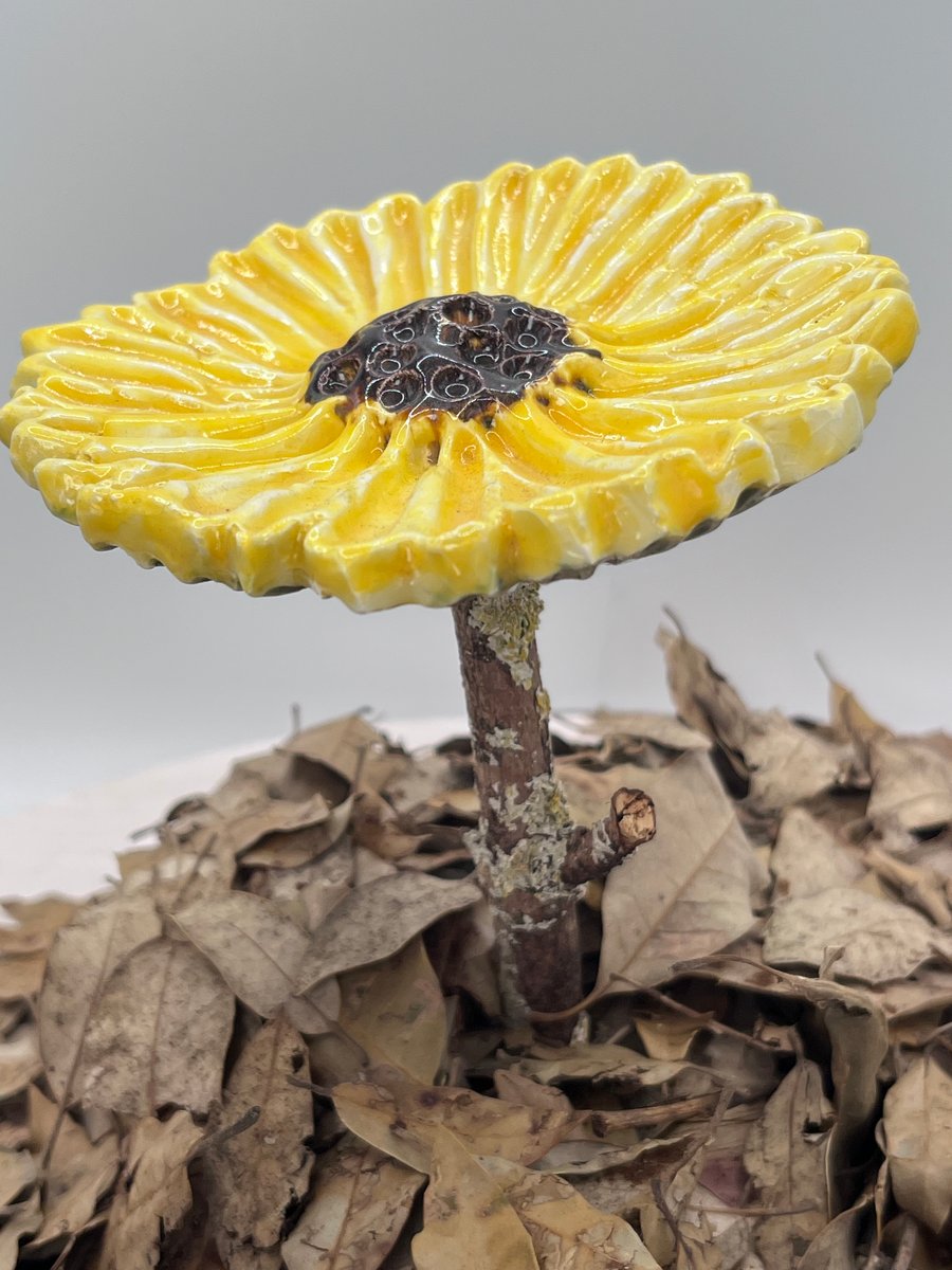 Sunflower cane topper