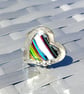 Surfite Heart Adjustable Ring Sterling Silver Jewellery Gift Upcycle Handmade - Image 7