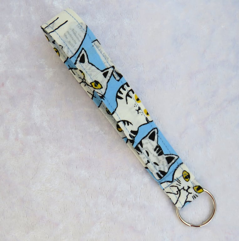 Cats, Key wristlet, cats keyring