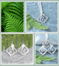 Beautiful bundle - sterling silver fern inspired jewellery