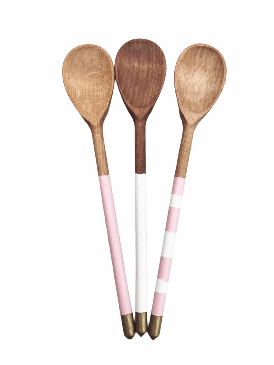 Hand painted wooden spoons 